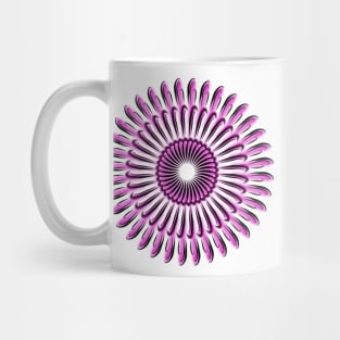 Purple Hook Flower Mug